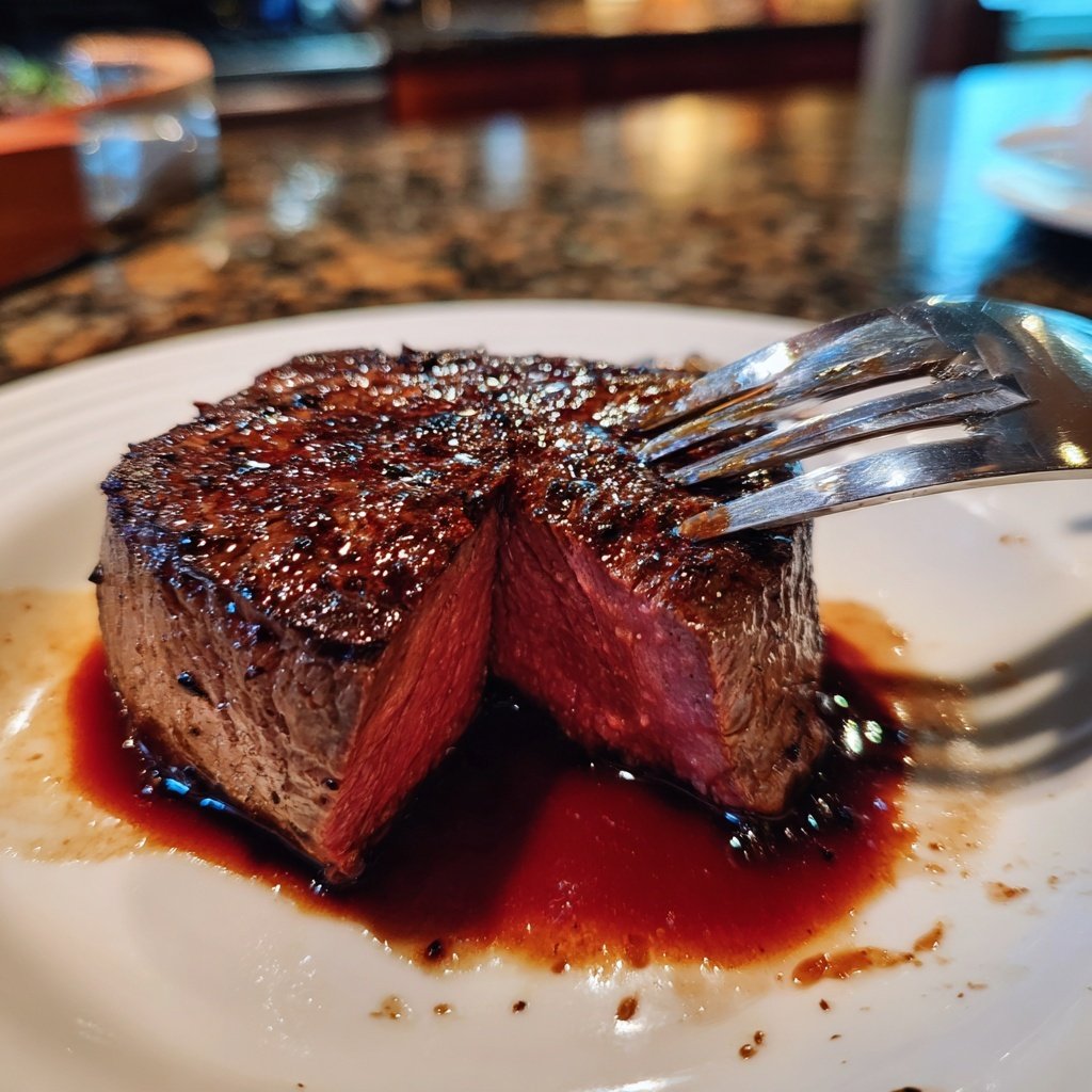 Filet Mignon with Red Wine Reduction