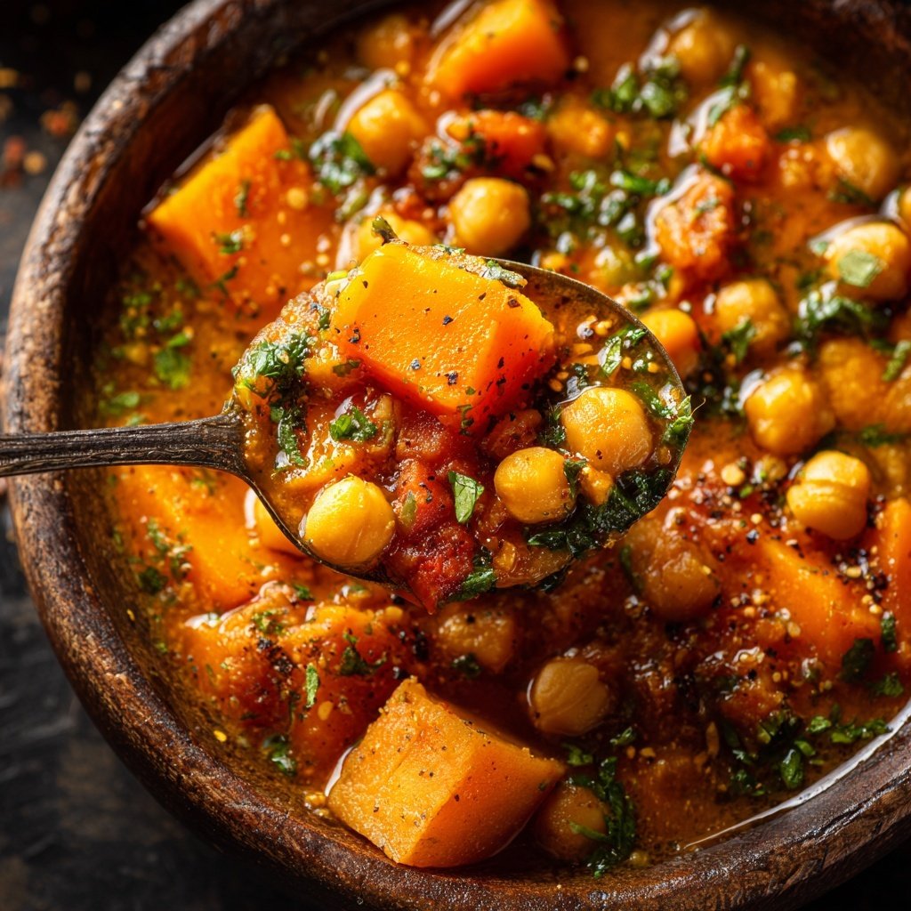 Jamaican Sweet Potato Chickpea Stew