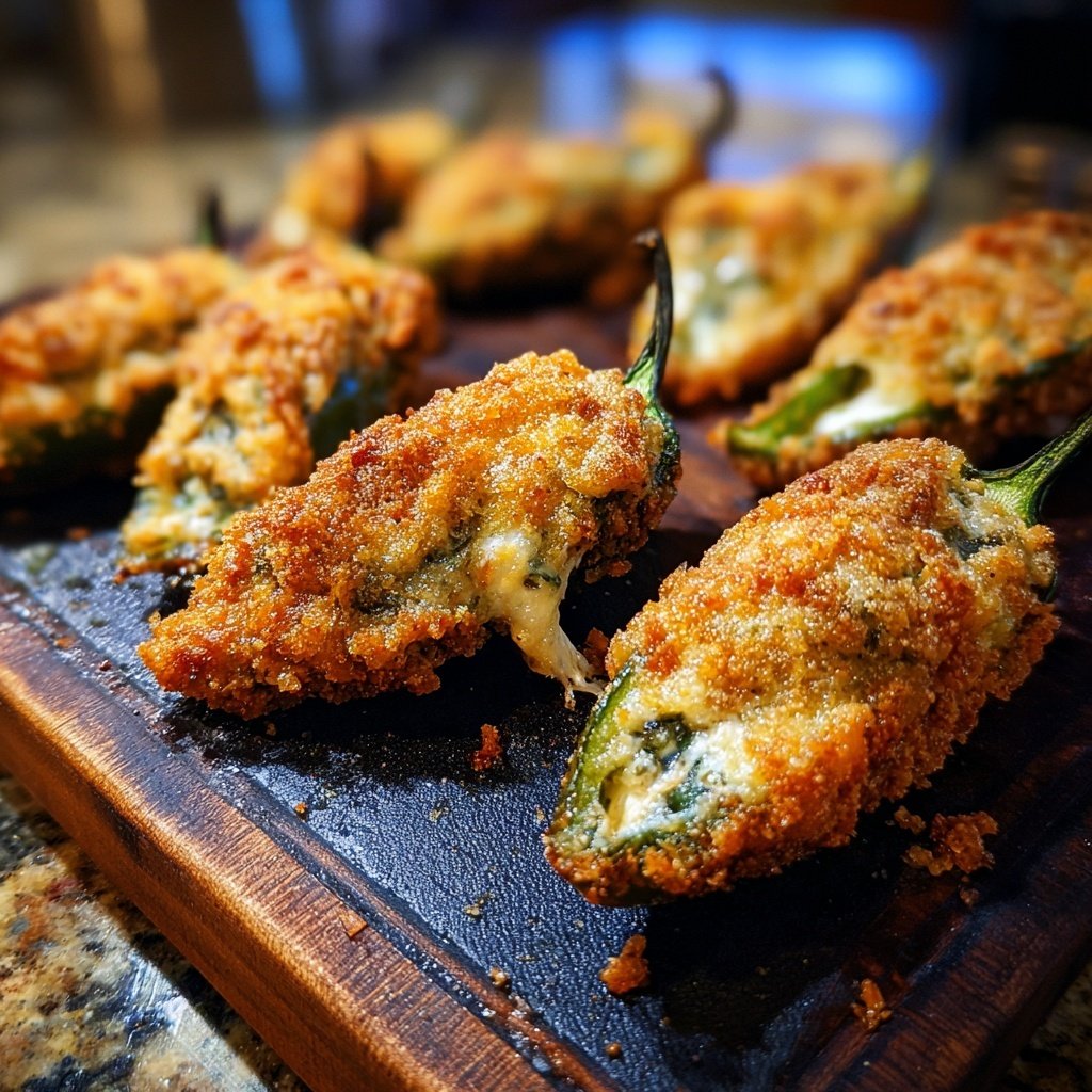 Jalapeno Poppers with Creamy Ranch Filling