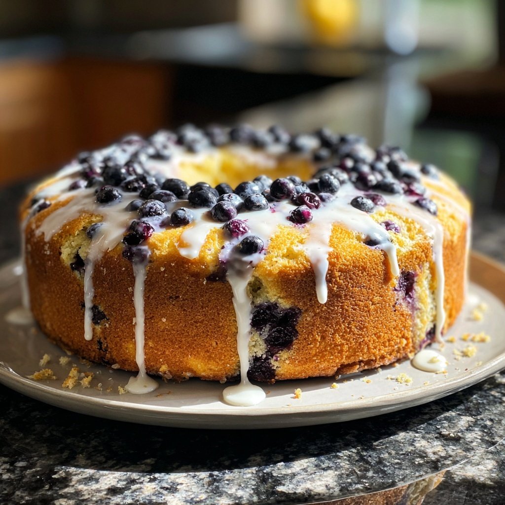 Blueberry Yogurt Breakfast Cake