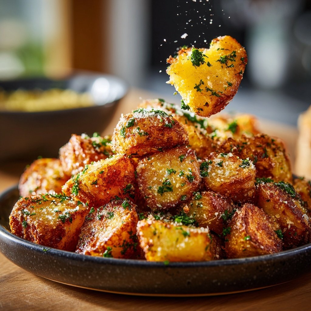Garlic Parmesan Roasted Potatoes