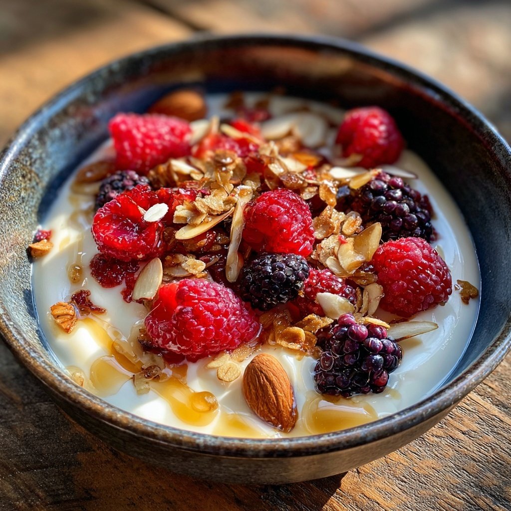 Healthy Protein Yogurt Snack Bowl