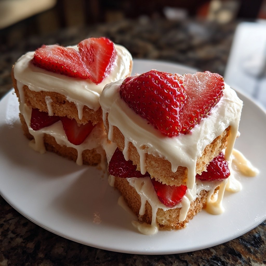 Mini Valentine Cakes for Two
