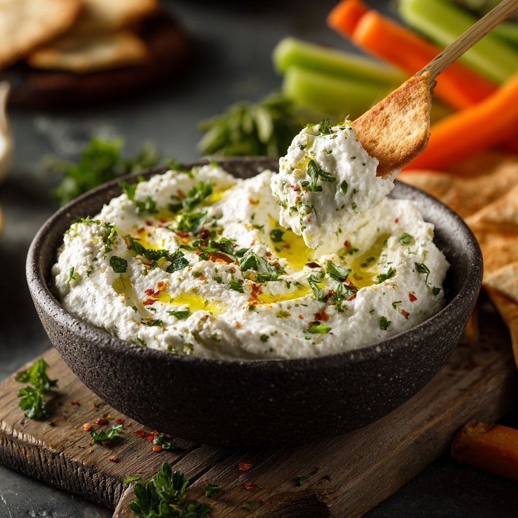 Healthy Snack Cottage Cheese Dip