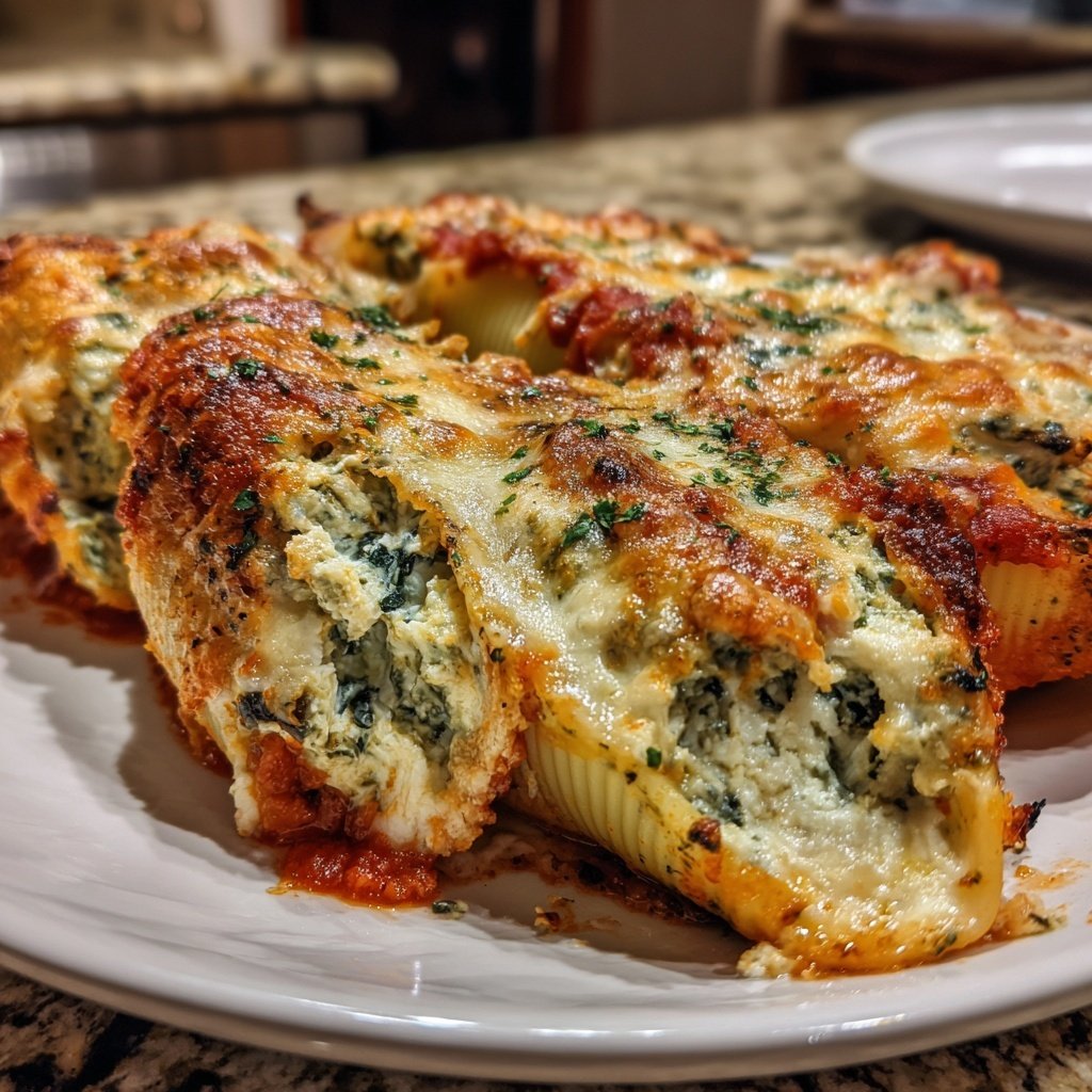 Sunday Veggie Stuffed Shells