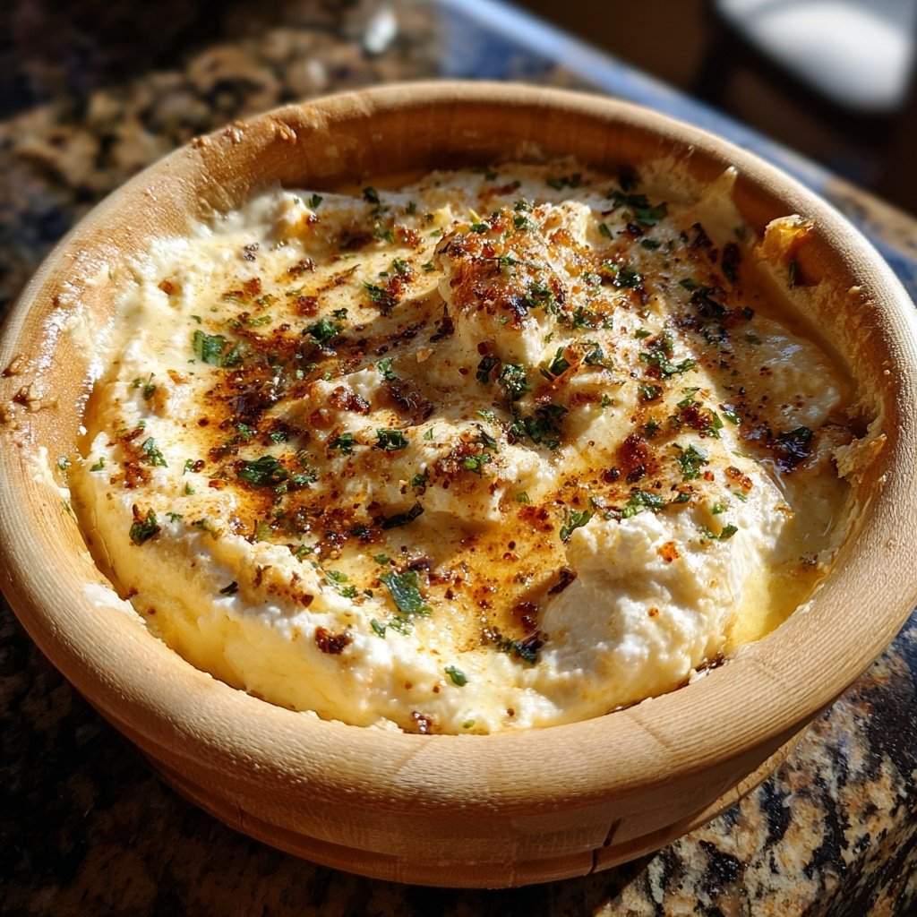 Fondue with Goat Cheese and Herbs