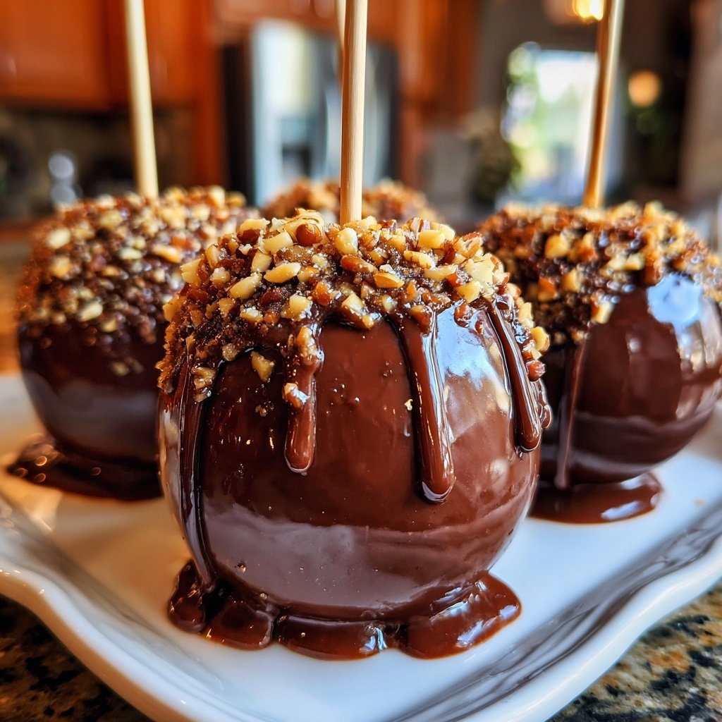 Chocolate Covered Candy Apples