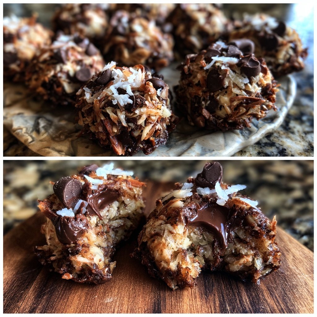 Chocolate Coconut Almond Snack Bites