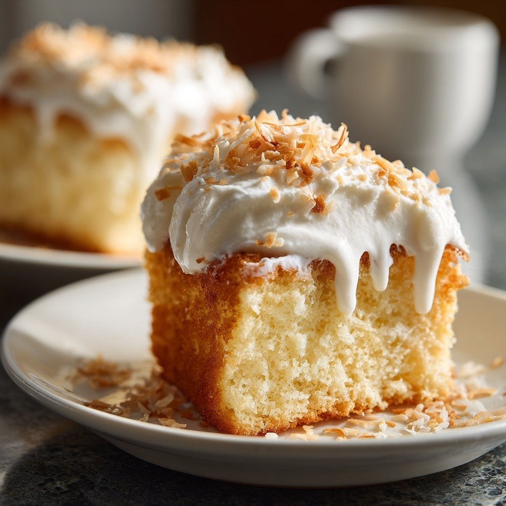 Mini Heart Cake with Coconut Cream