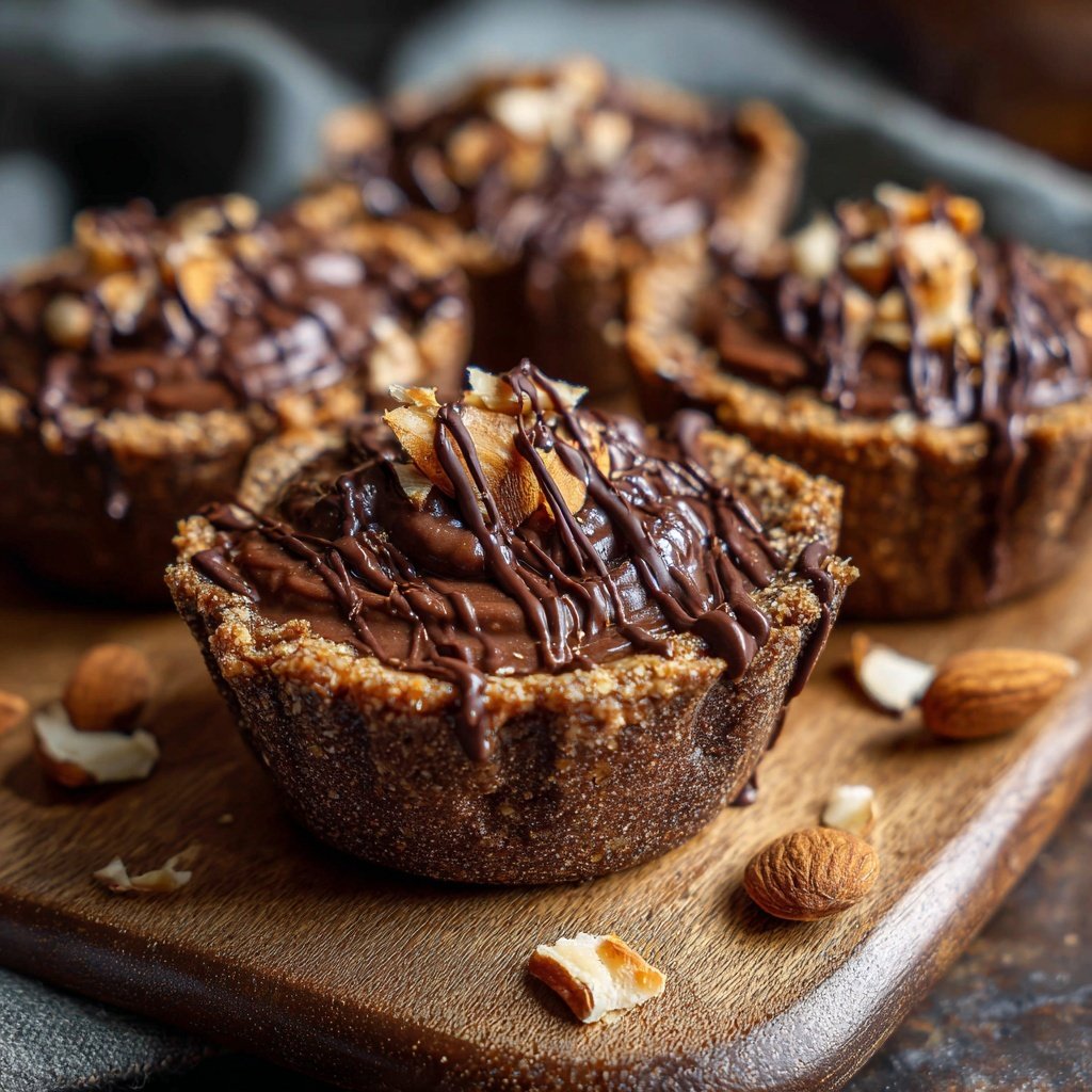 Chocolate Almond Butter Snack Cups